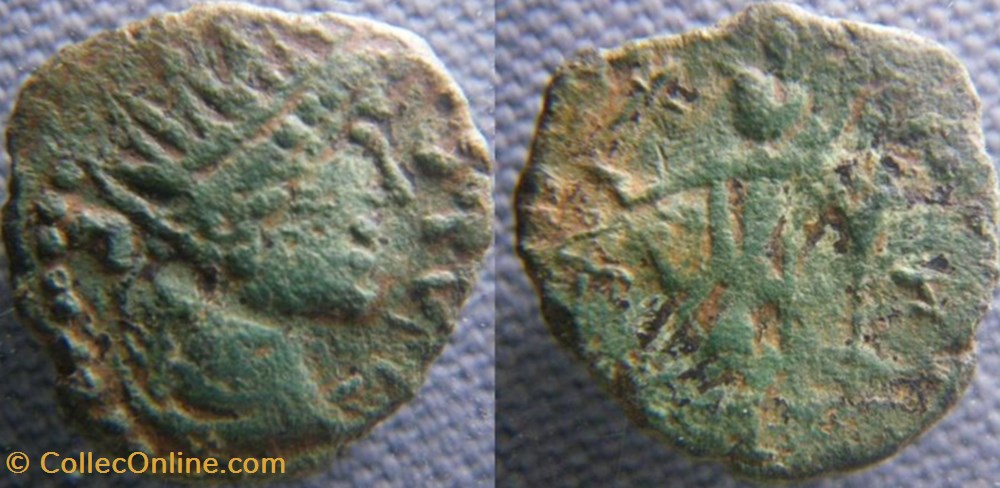 monnaies antiquite av jc ap romaines republicaines imperiales tetricus ii antoninien imitation