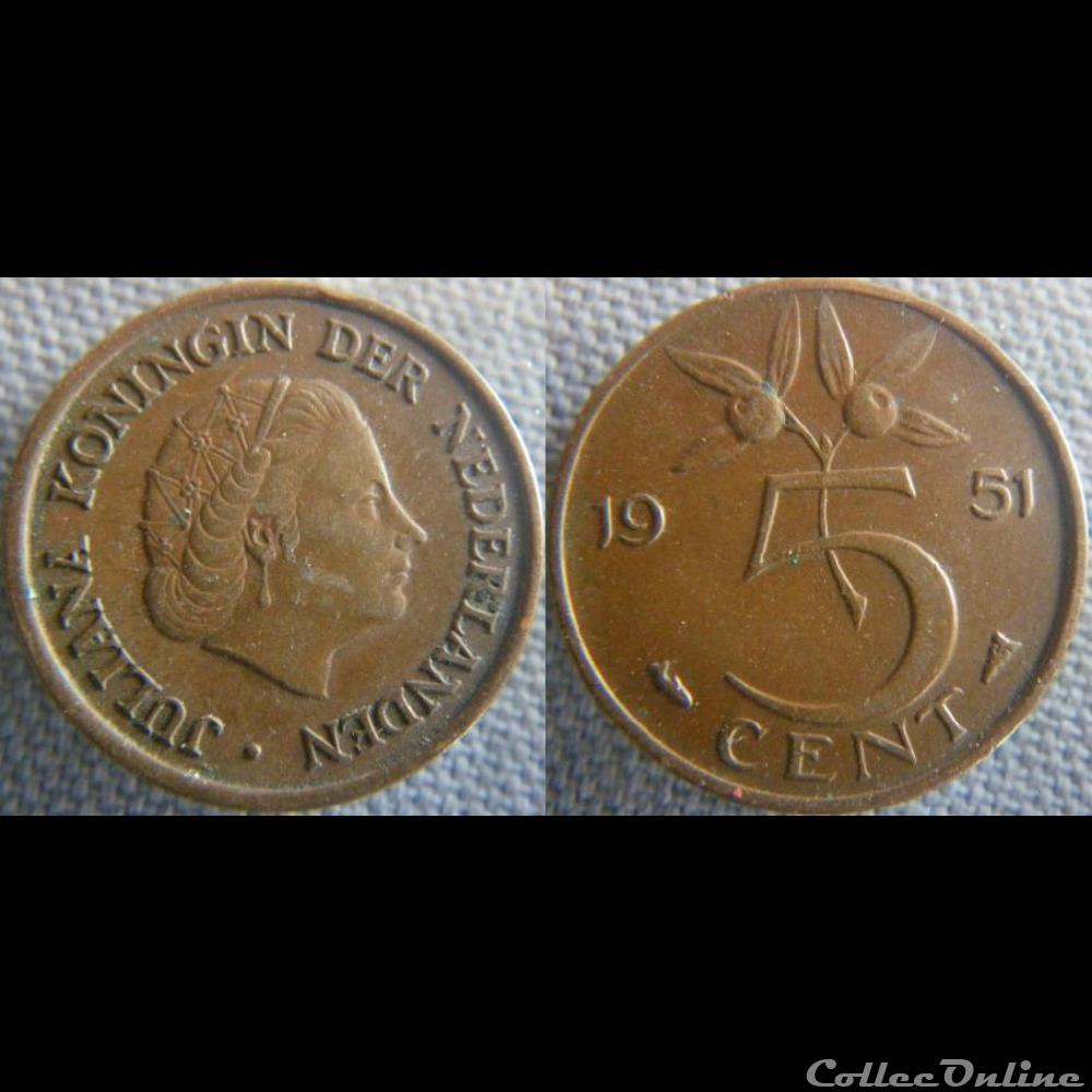 5 Cents 1951 monnaie monde pay ba 5 cents 1951