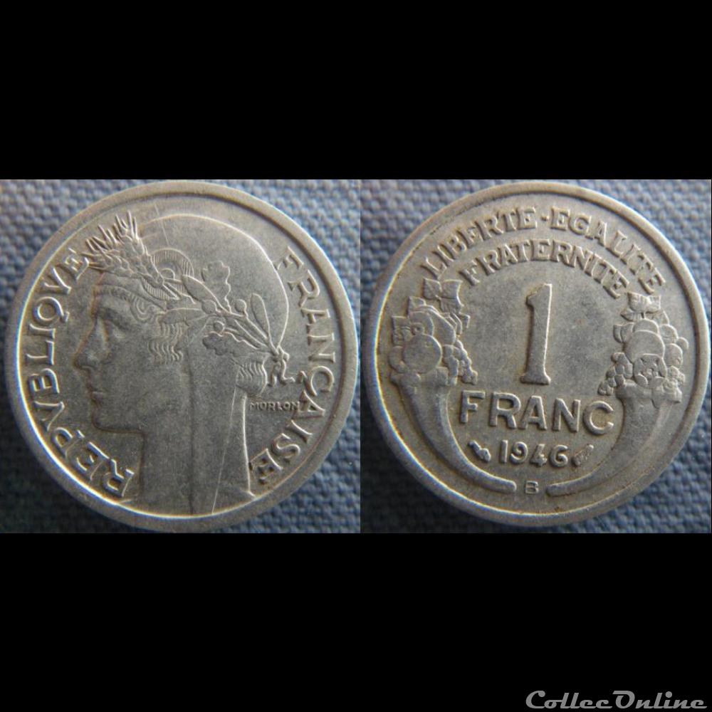 1 Franc 1946 B monnaie france moderne 1 franc 1946 b