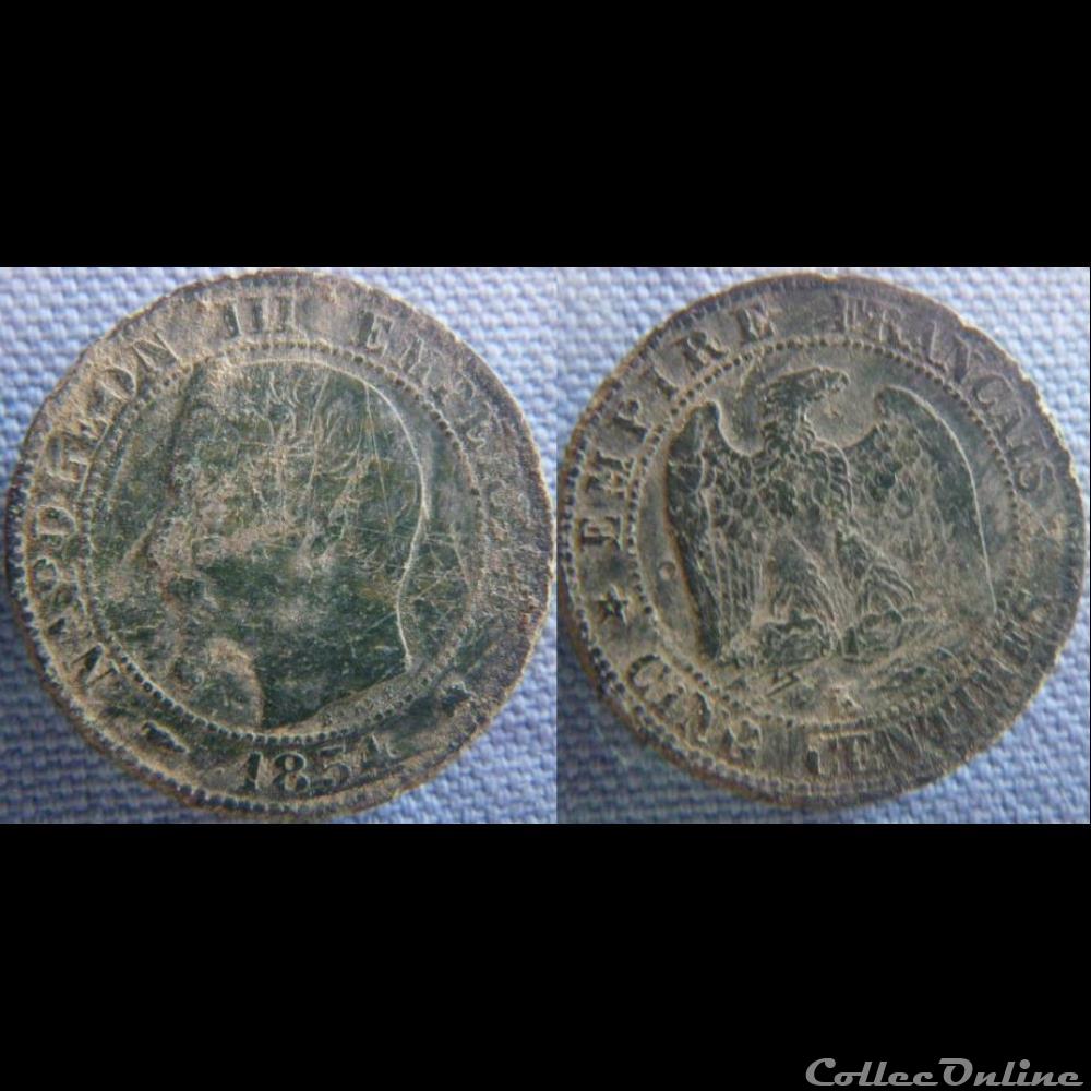5 Centimes 1854 K monnaie france moderne 5 centimes 1854 k