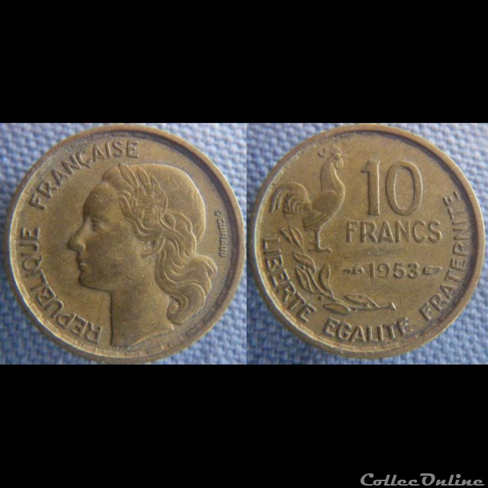 10 Francs 1953 monnaie france moderne 10 francs 1953