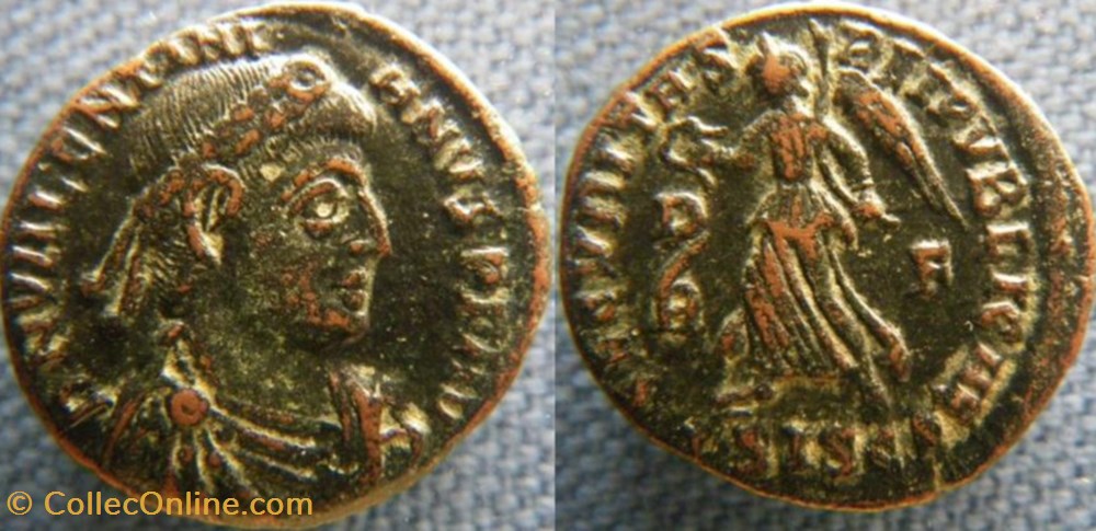 Valentinien I Ae3 monnaies antiques romaines republicaines imperiales valentinien i ae3