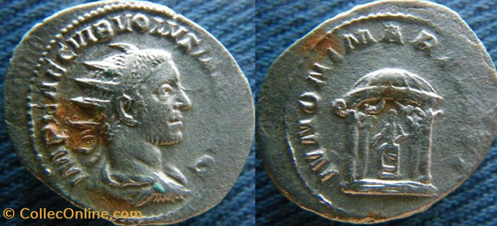 Volusien antoninien monnaies antiquite av jc ap romaines republicaines imperiales volusien antoninien