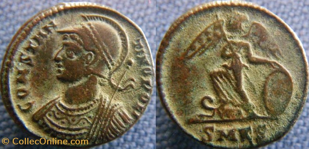 Constantinople Ae3 monnaies antiques romaines republicaines imperiales constantinople ae3