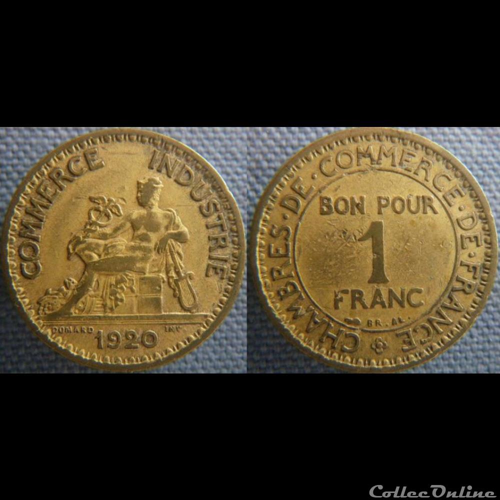 1 Franc 1920 monnaie france moderne 1 franc 1920