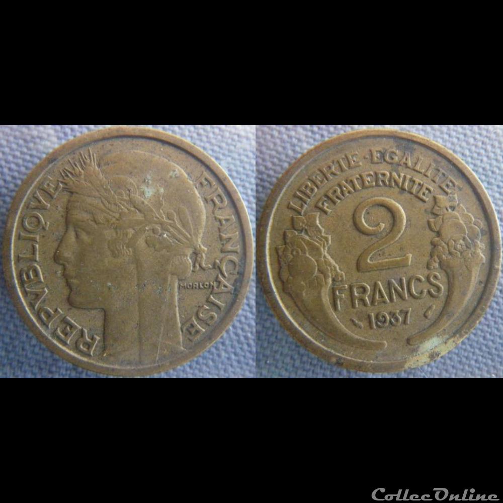 2 Francs 1937 monnaie france moderne 2 francs 1937