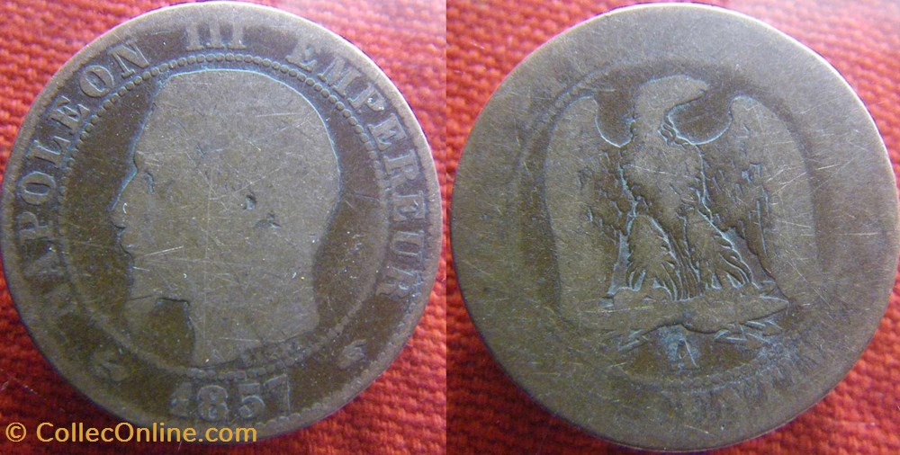 5 Centimes 1857 A monnaies monde france 5 centimes 1857 a
