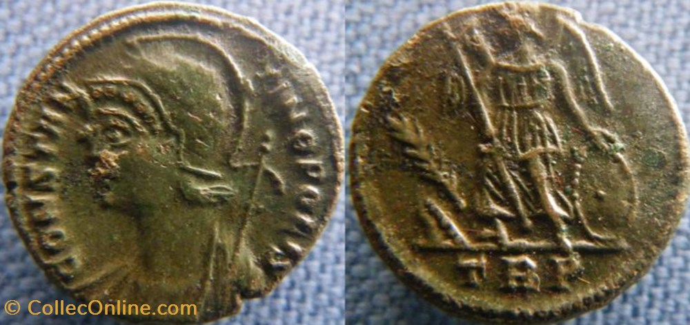 Constantinople Ae3 monnaies antiques romaines republicaines imperiales constantinople ae3