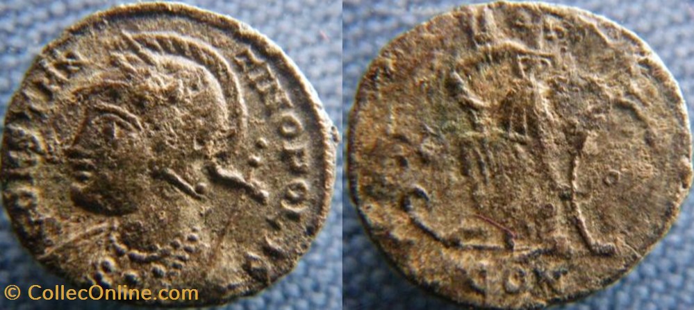 Constantinople Ae3/4 monnaies antiques romaines republicaines imperiales constantinople ae3 4