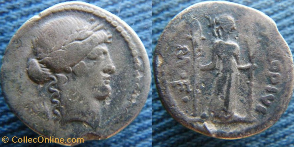 monnaies antiquite av jc a ap romaines republicaines imperiales republique 42 denier