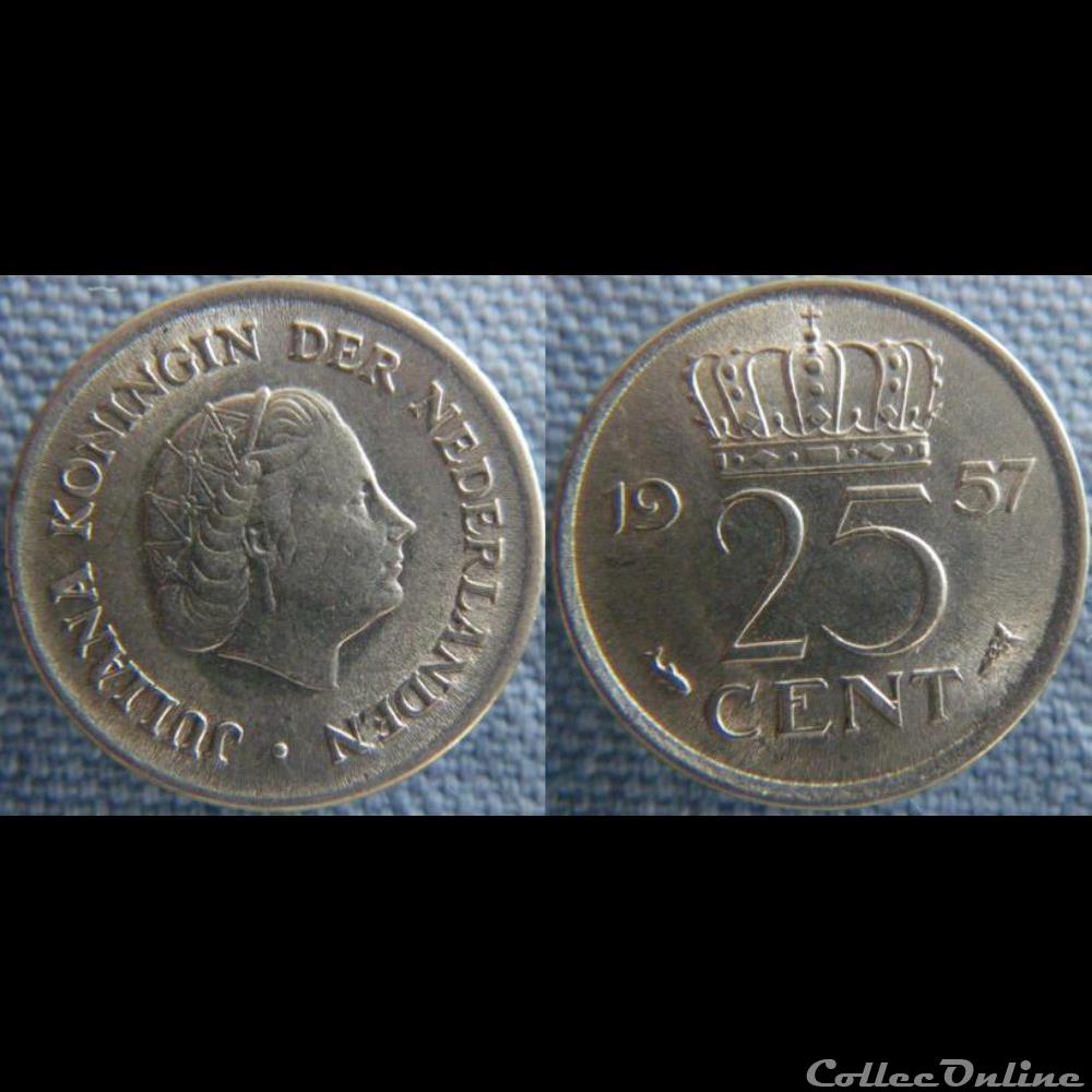 25 Cents 1957 monnaie monde pay ba 25 cents 1957