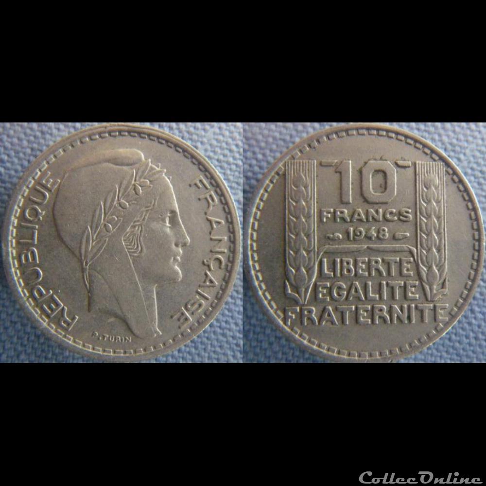 monnaie france moderne 10 francs 1948