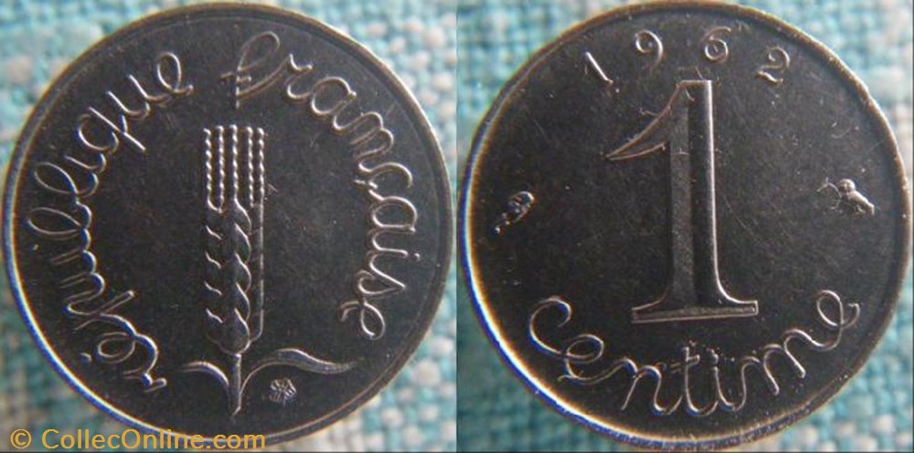 1 Centime 1962 monnaie france a moderne 1 centime 1962