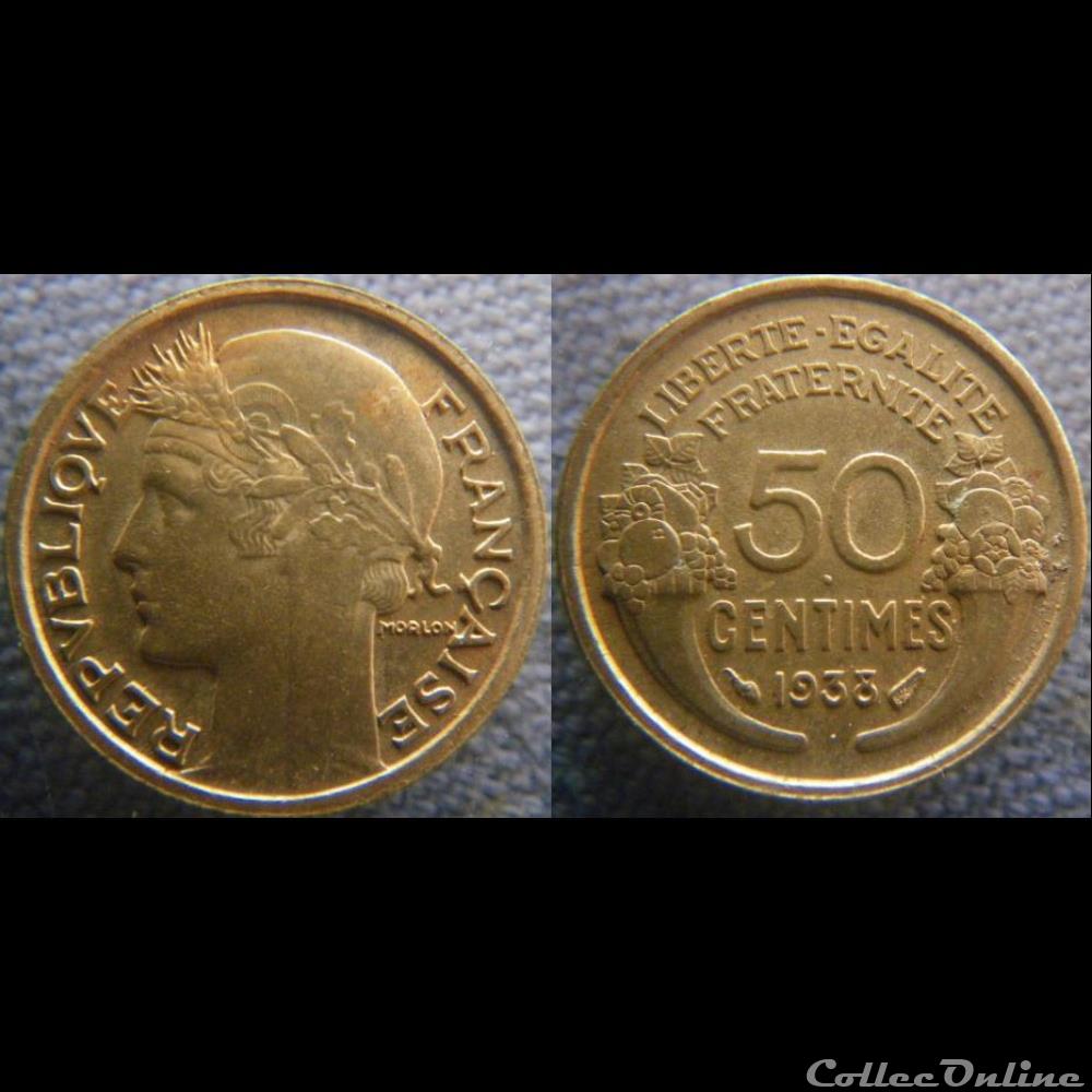50 centimes 1938 monnaie france moderne 50 centimes 1938