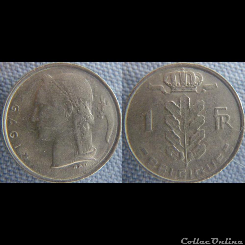 1 Franc 1979 fr monnaie monde belgique 1 franc 1979 fr