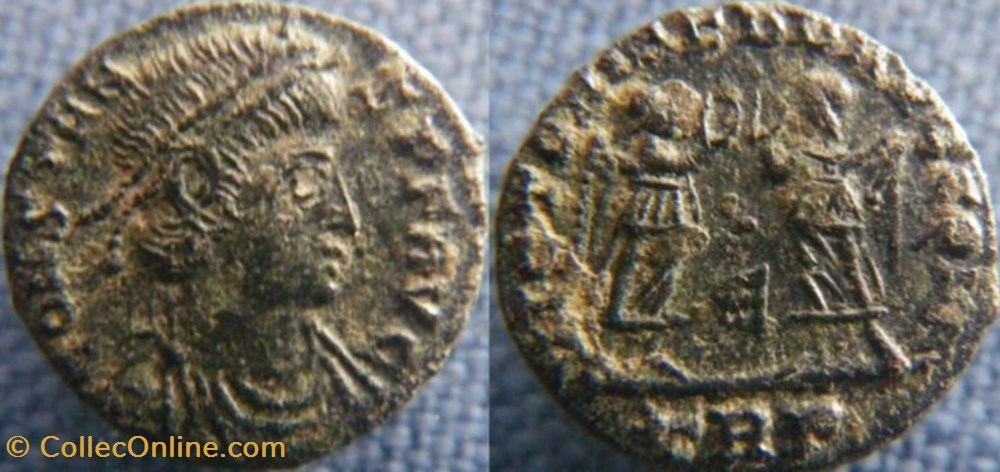 Constans Ae3/4 monnaies antiques romaines imperiales et republicaines constans ae3 4