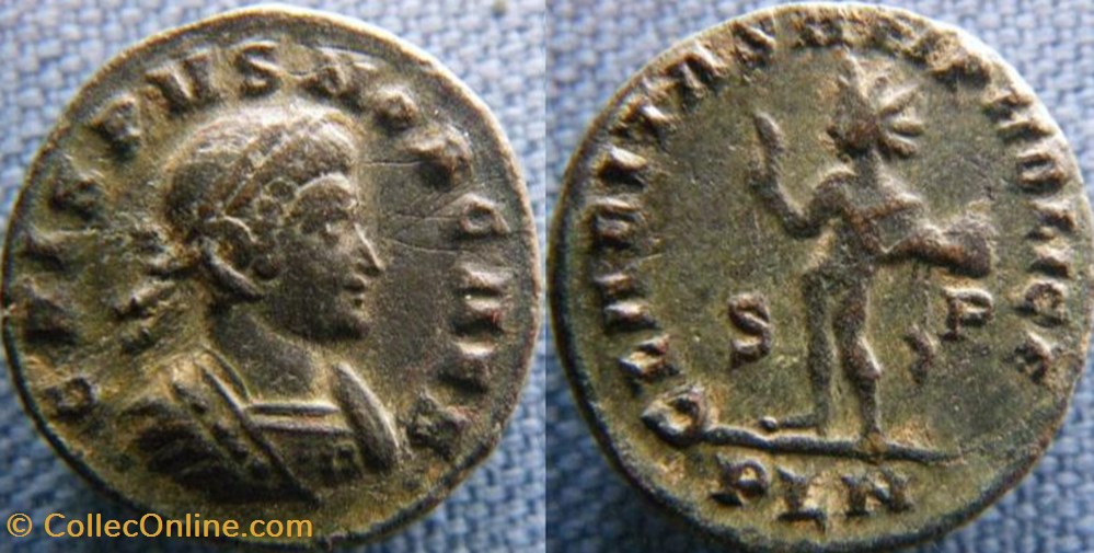 monnaies antiques romaines imperiales et republicaines crispus ae3