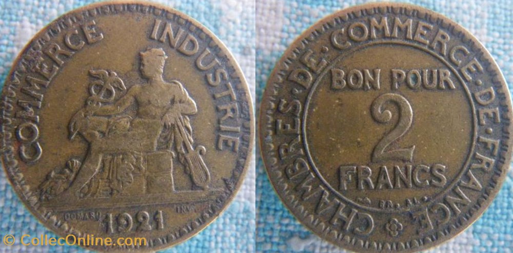 2 Francs 1921 monnaie france moderne 2 francs 1921