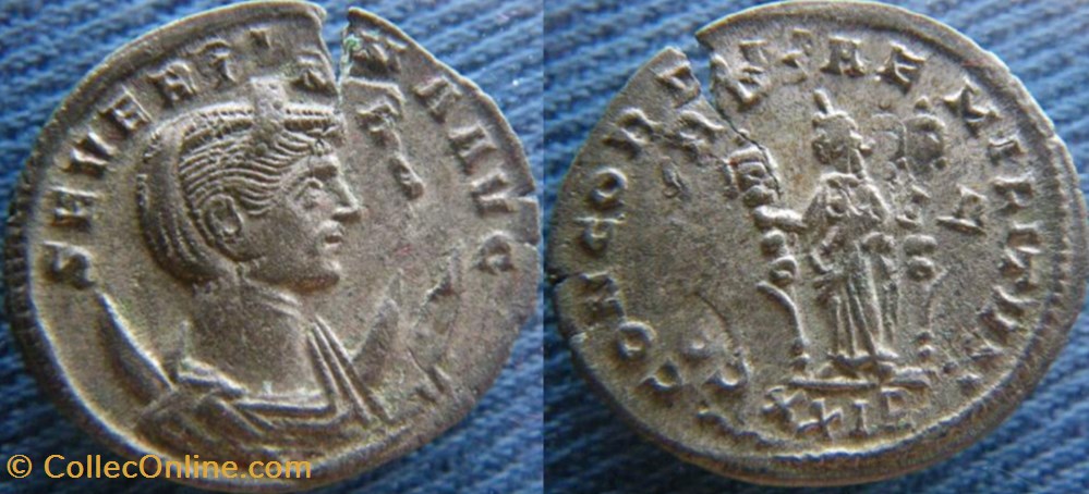 Séverine épouse d'Aurélien aurélianus monnaies antiquite av jc ap romaines republicaines imperiales severine epouse aurelien aurelianus