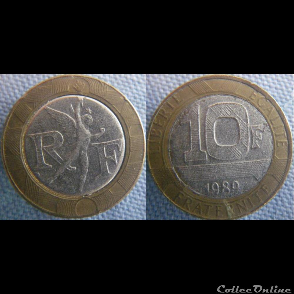 10 Francs 1989 monnaie france moderne 10 francs 1989