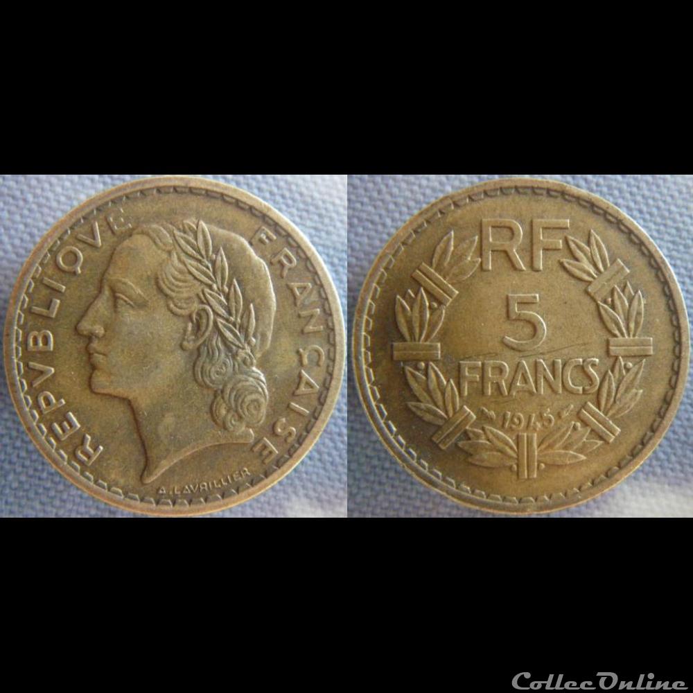 5 Francs 1945 monnaie france moderne 5 francs 1945