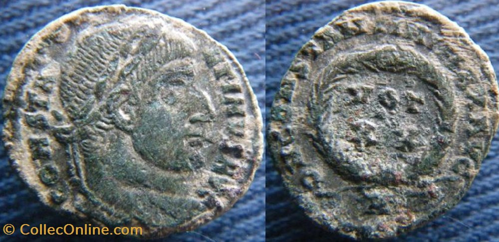 Constantin I Ae3 monnaies antiquite av jc ap romaines republicaines imperiales constantin i ae3
