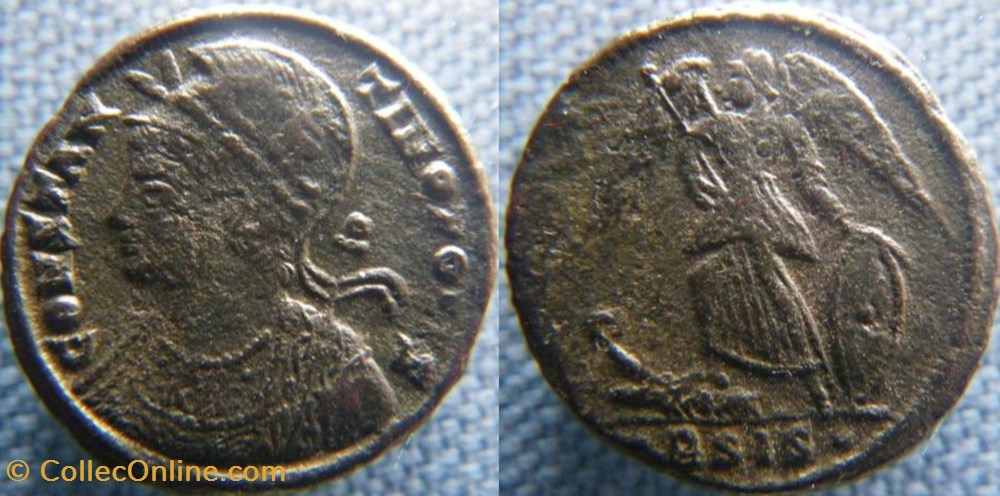 Constantinople Ae3 monnaies antiques romaines republicaines imperiales constantinople ae3