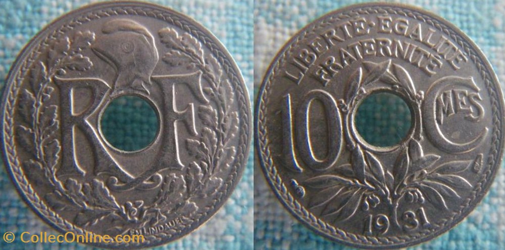 monnaie france a moderne 10 centimes 1931