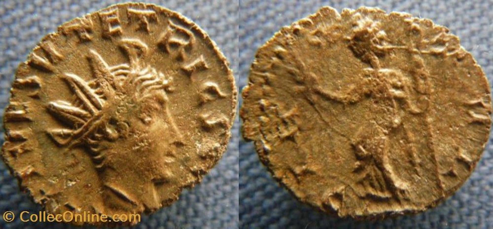Tétricus II antoninien imitation monnaies antiquite av jc ap romaines republicaines imperiales tetricus ii antoninien imitation