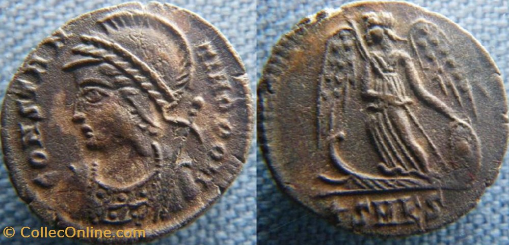 Constantinople Ae3 monnaies antiques romaines republicaines imperiales constantinople ae3