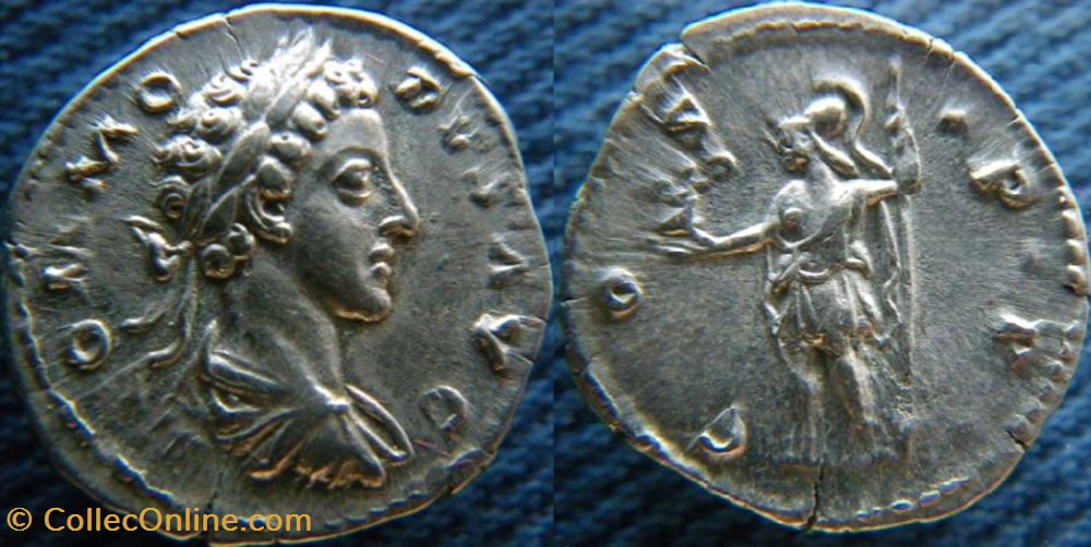 Commode denier monnaies antiquite av jc a ap romaines republicaines imperiales commode denier