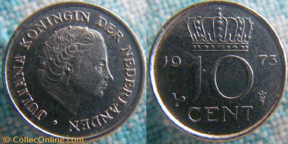 10 Cents 1973 monnaie monde pay ba 10 cents 1973