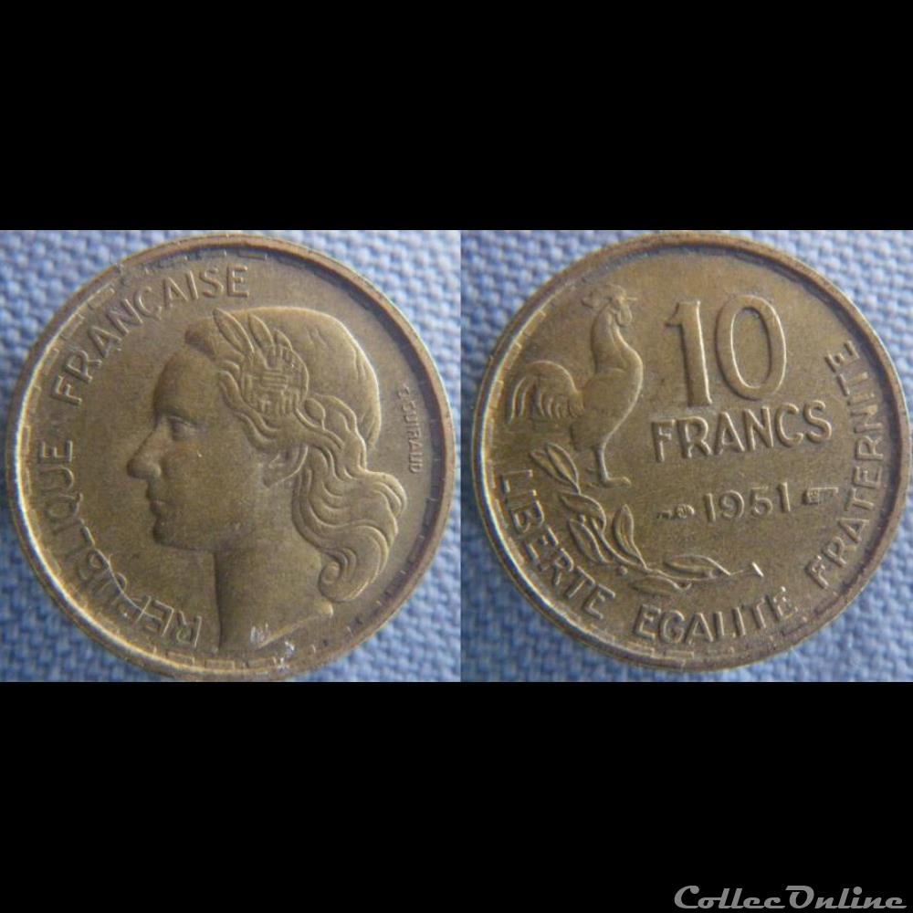 10 Francs 1951 monnaie france moderne 10 francs 1951
