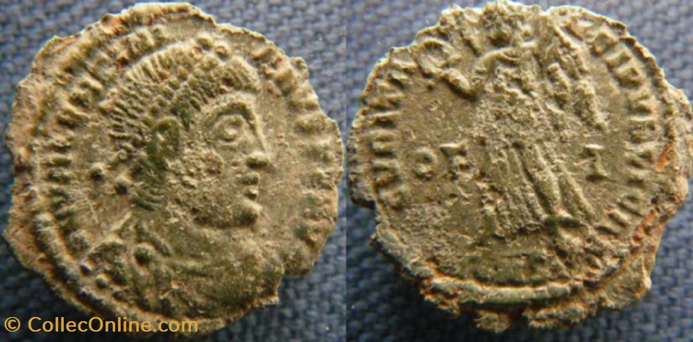 monnaies antiquite av jc ap romaines republicaines imperiales valentinien i ae3