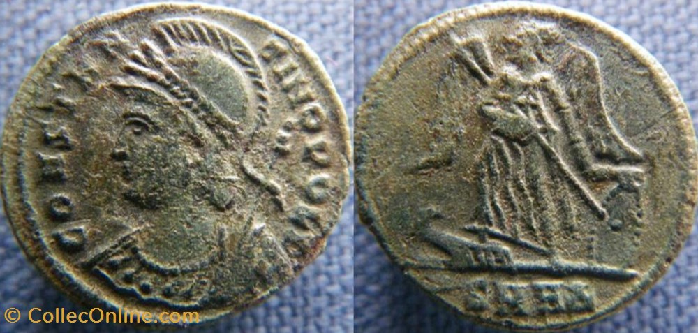 Constantinople Ae3 monnaies antiques romaines republicaines imperiales constantinople ae3