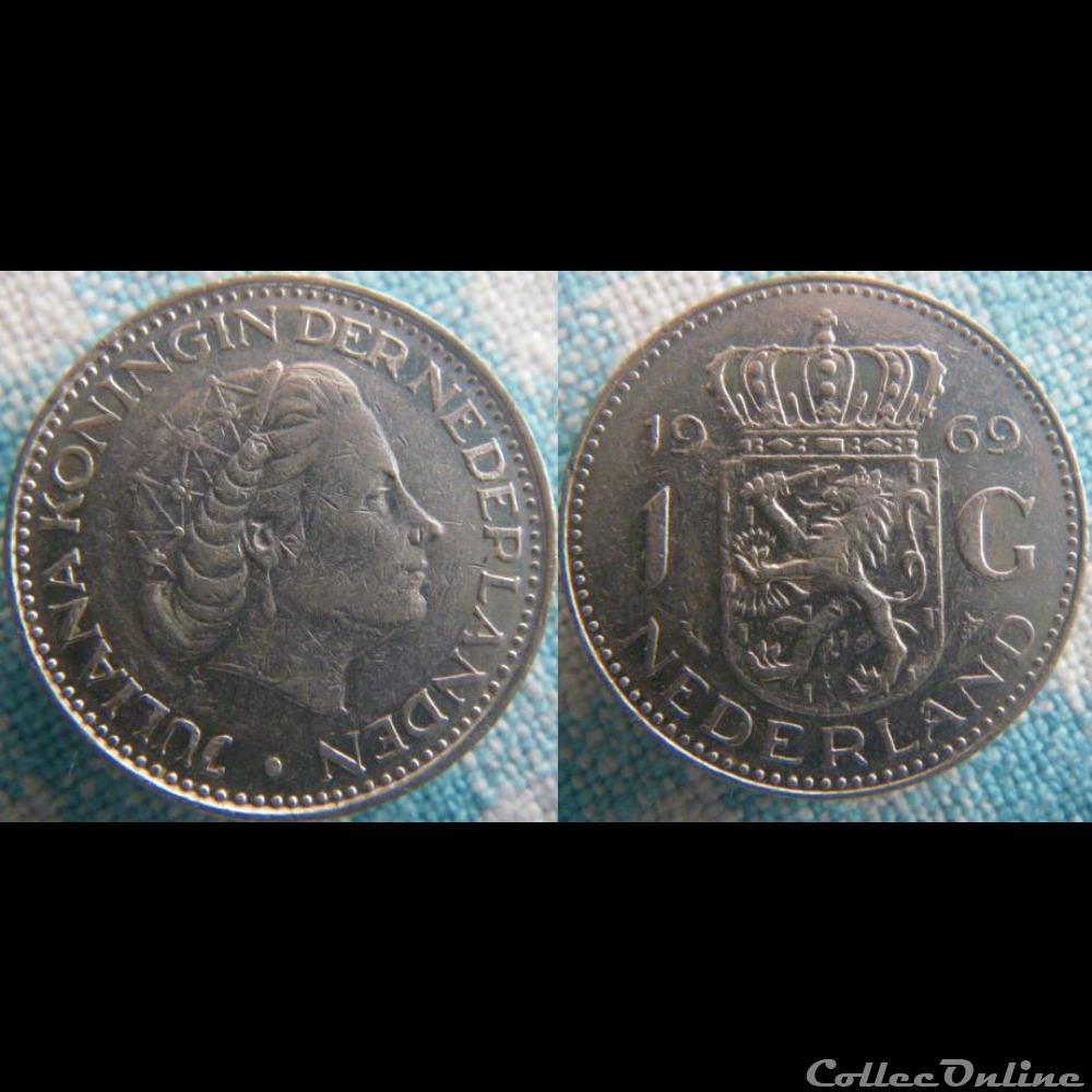 1 Gulden 1969 poisson monnaie monde pay ba 1 gulden 1969 poisson