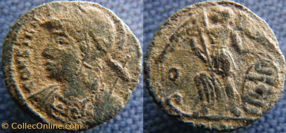 Constantinople Ae3/4 monnaies antiques romaines republicaines imperiales constantinople ae3 4