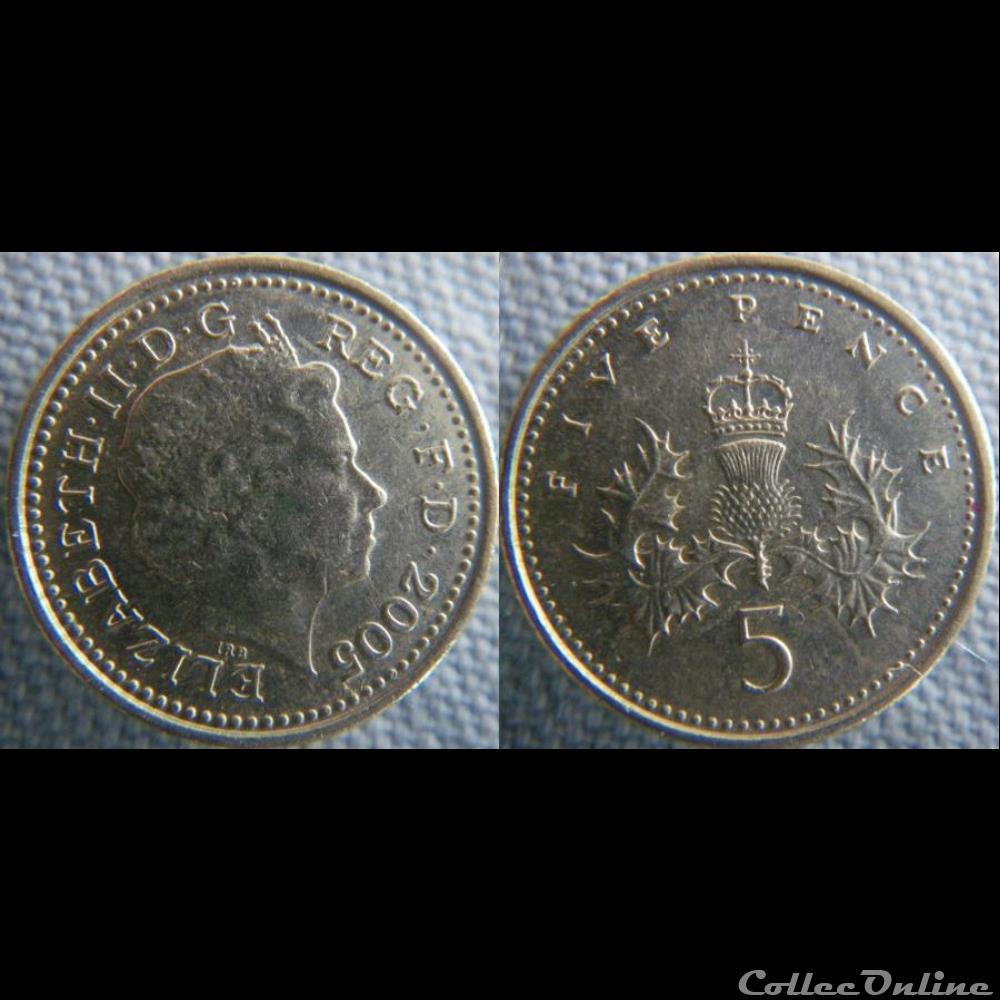 5 Pence 2005 monnaie monde royaume uni 5 pence 2005