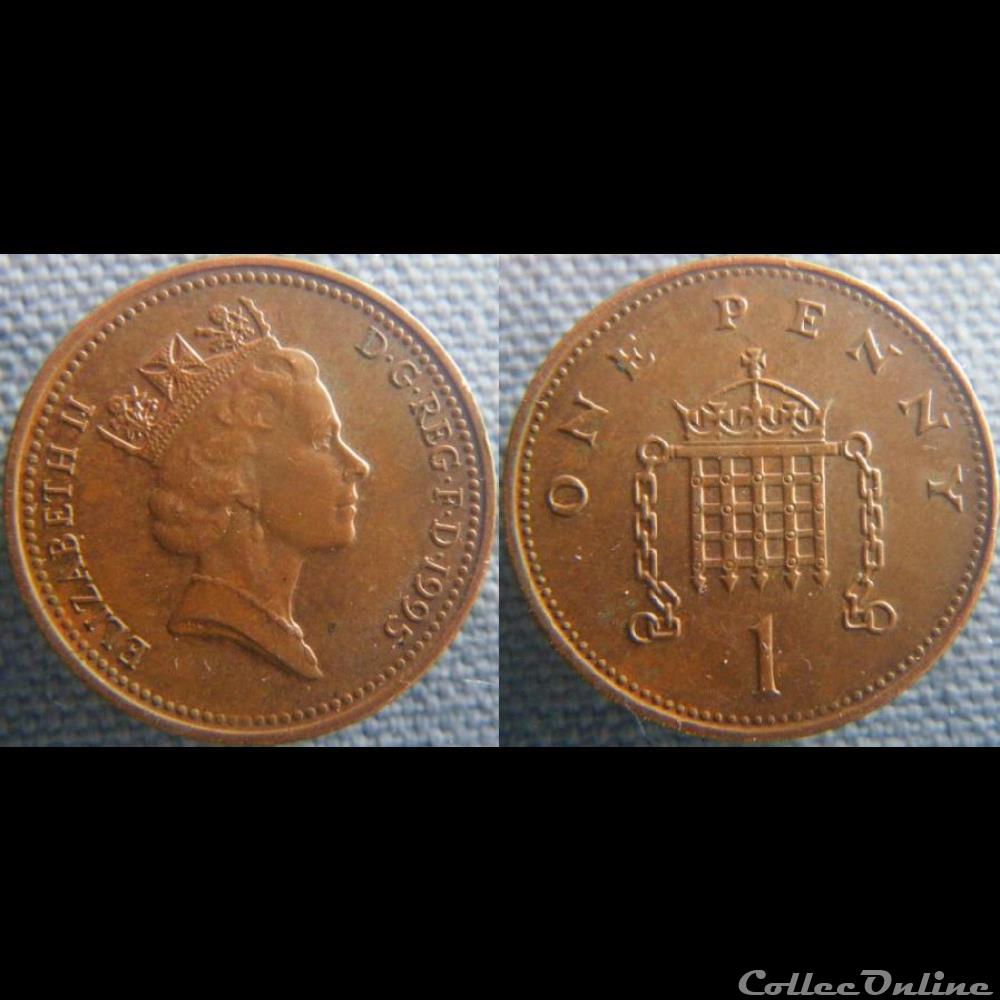1 Penny 1995 monnaie monde royaume uni 1 penny 1995