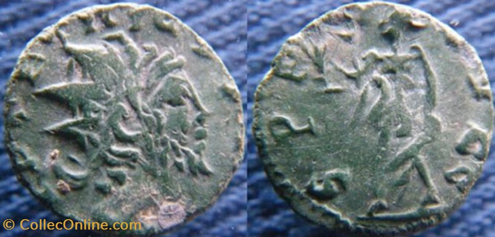 Tétricus I antoninien imitation monnaies antiquite av jc ap romaines republicaines imperiales tetricus i antoninien imitation