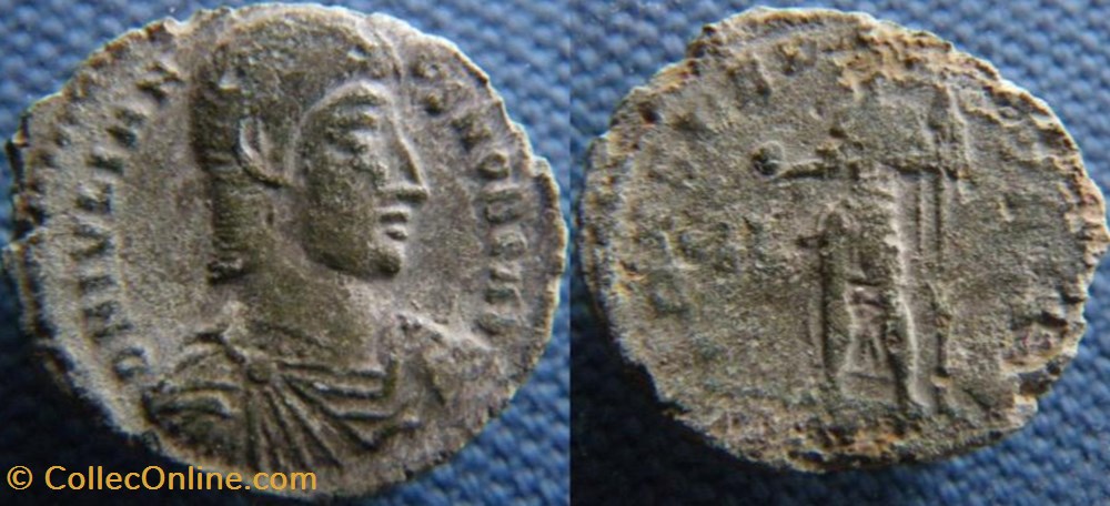 monnaies antiquite av jc ap romaines republicaines imperiales julien ii ae3 4