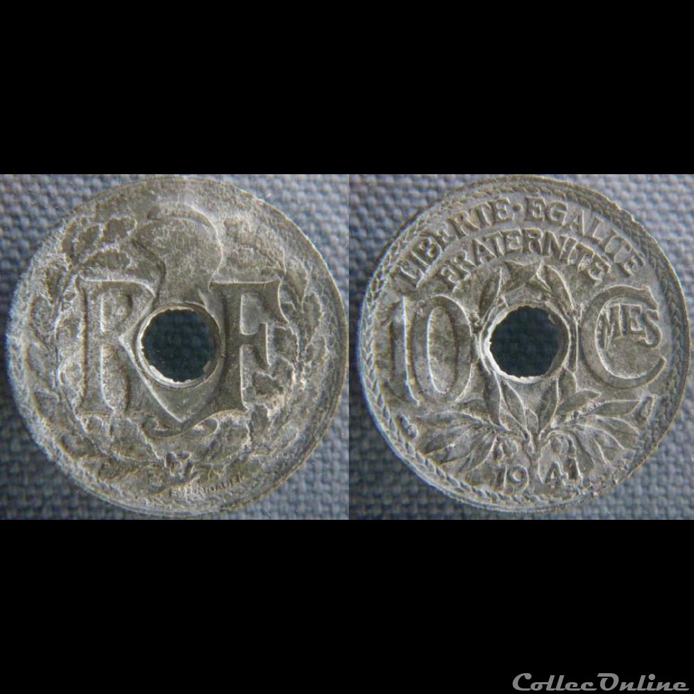 10 Centimes 1941 monnaie france moderne 10 centimes 1941