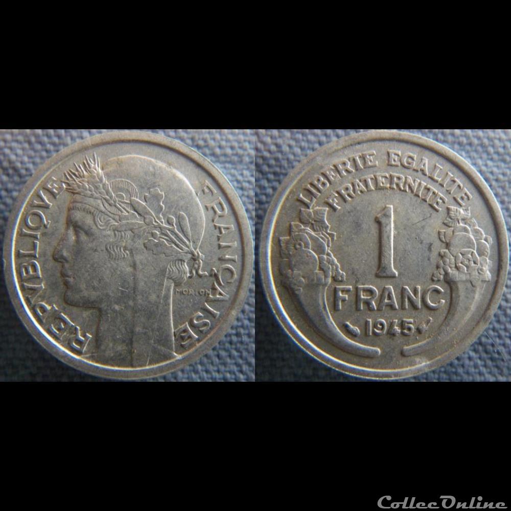 1 Franc 1945 monnaie france moderne 1 franc 1945