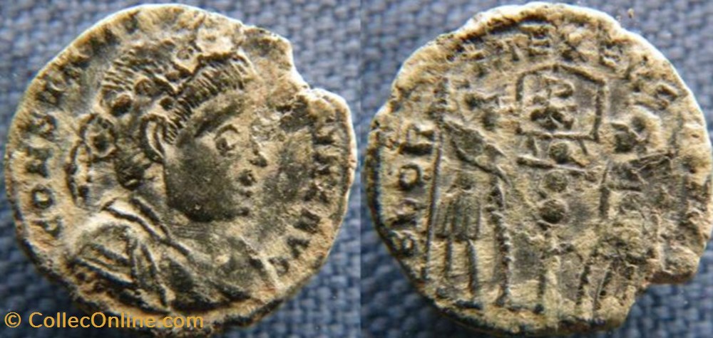 Constantin II Ae3/4 monnaies antiques romaines imperiales et republicaines constantin ii ae3 4