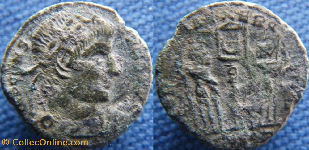 Constans Ae3/4 monnaies antiquite av jc ap romaines republicaines imperiales constans ae3 4