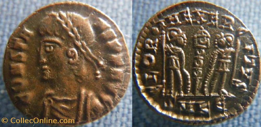 Constans Ae3/4 monnaies antiques romaines imperiales et republicaines constans ae3 4