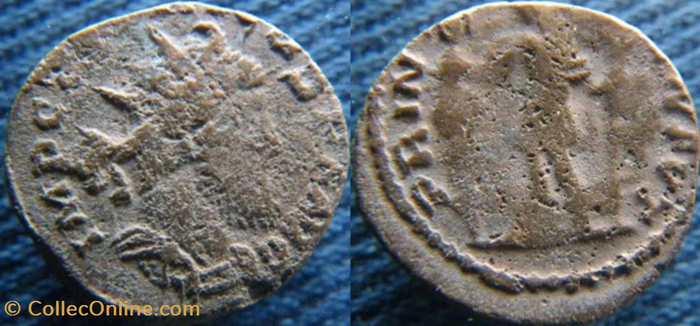 monnaies antiquite av jc ap romaines republicaines imperiales tetricus i antoninien imitation
