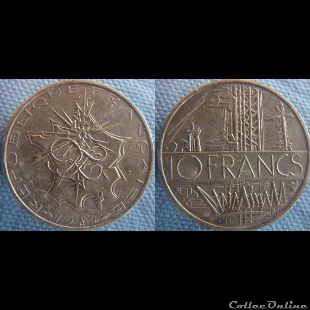 10 Francs 1984 monnaie france moderne 10 francs 1984