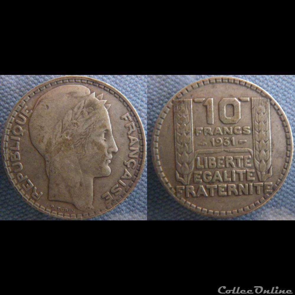 10 Francs 1931 monnaie france moderne 10 francs 1931