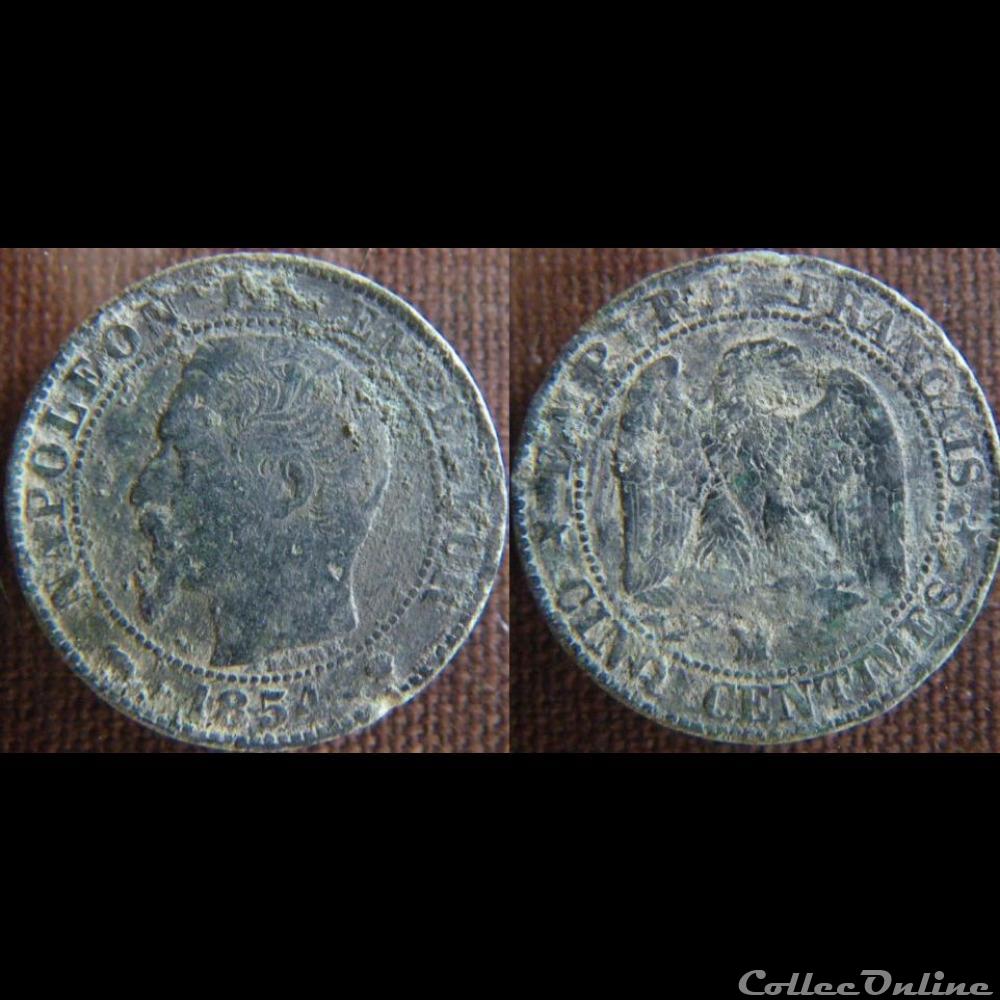 5 Centimes 1854 MA monnaie france moderne 5 centimes 1854 ma